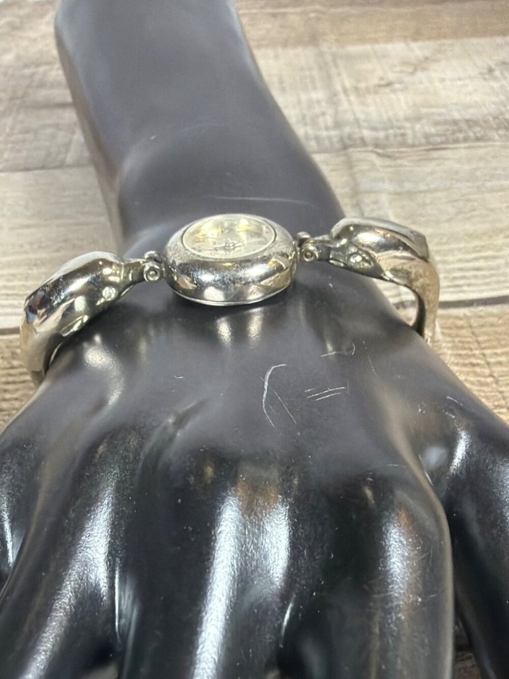Vintage 1990s Lot Silver Tone Quartz Wristwatches Set Of 3 Working New Batteries - Picture 9 of 16